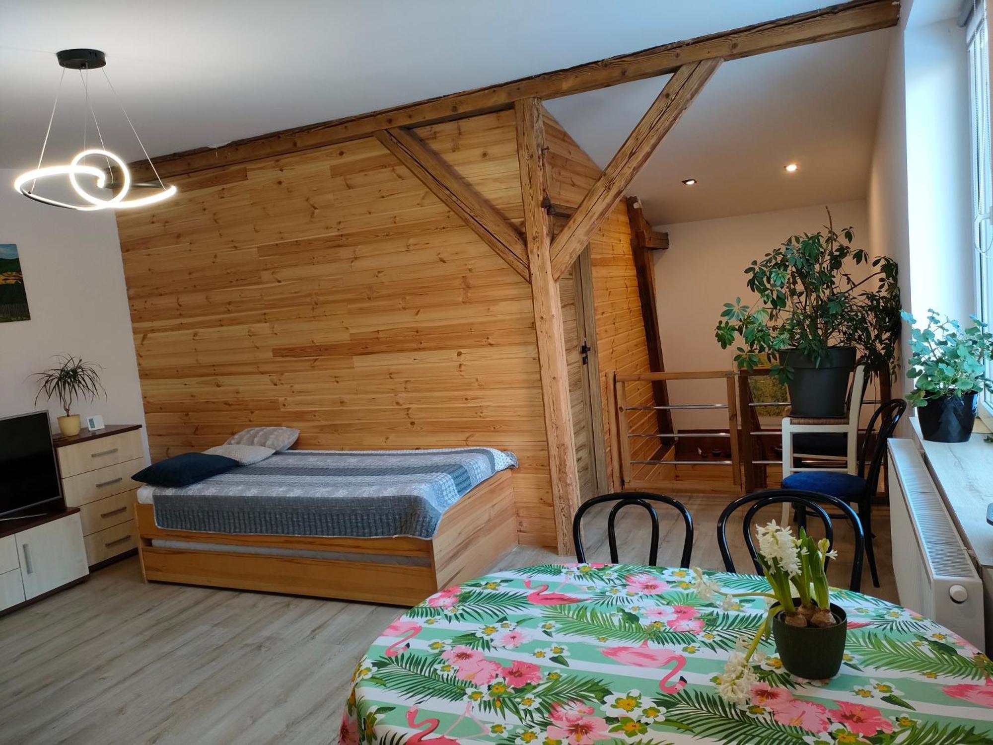 Aparament Brzozowisko Apartman Zelazno  Szoba fotó
